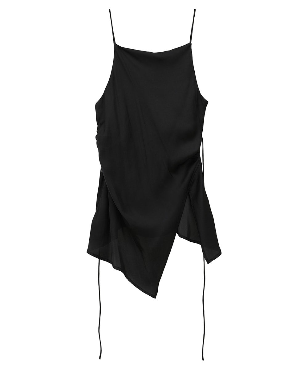 DRAPE SATIN CAMISOLE TOPS