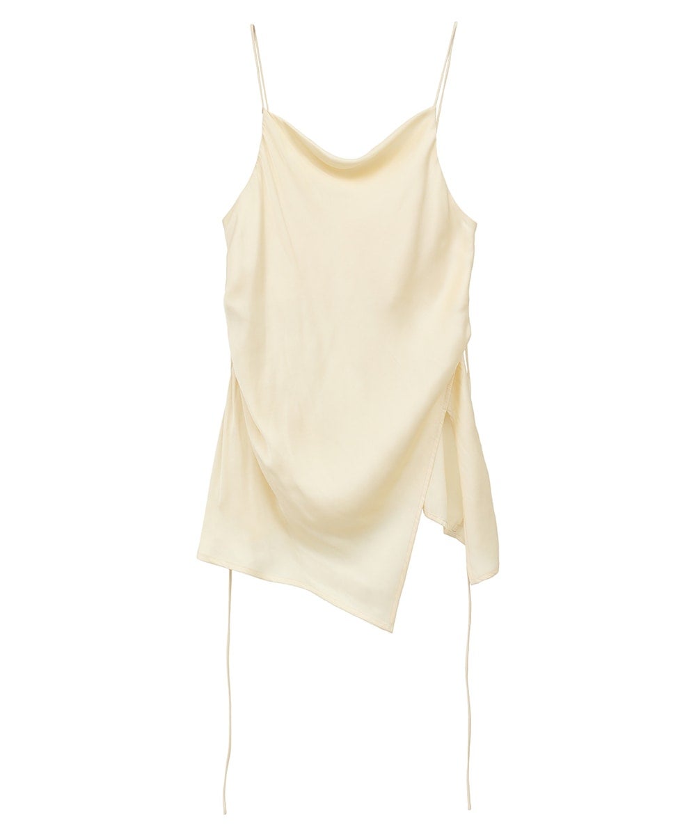 DRAPE SATIN CAMISOLE TOPS