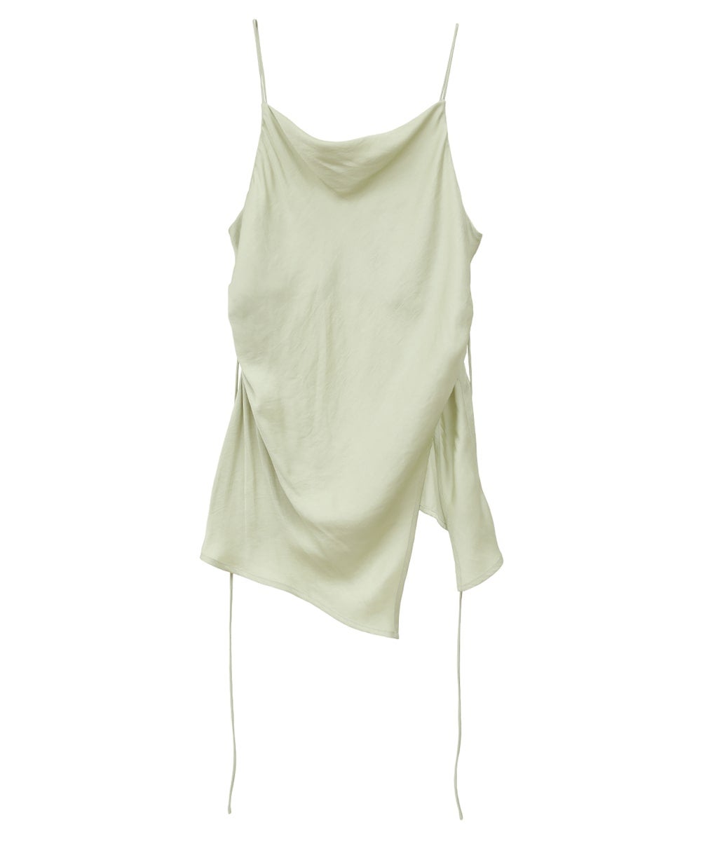 DRAPE SATIN CAMISOLE TOPS