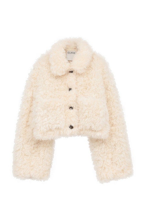 CURLY ECO FUR SHORT JACKET