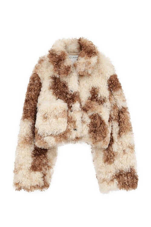 CURLY ECO FUR SHORT JACKET