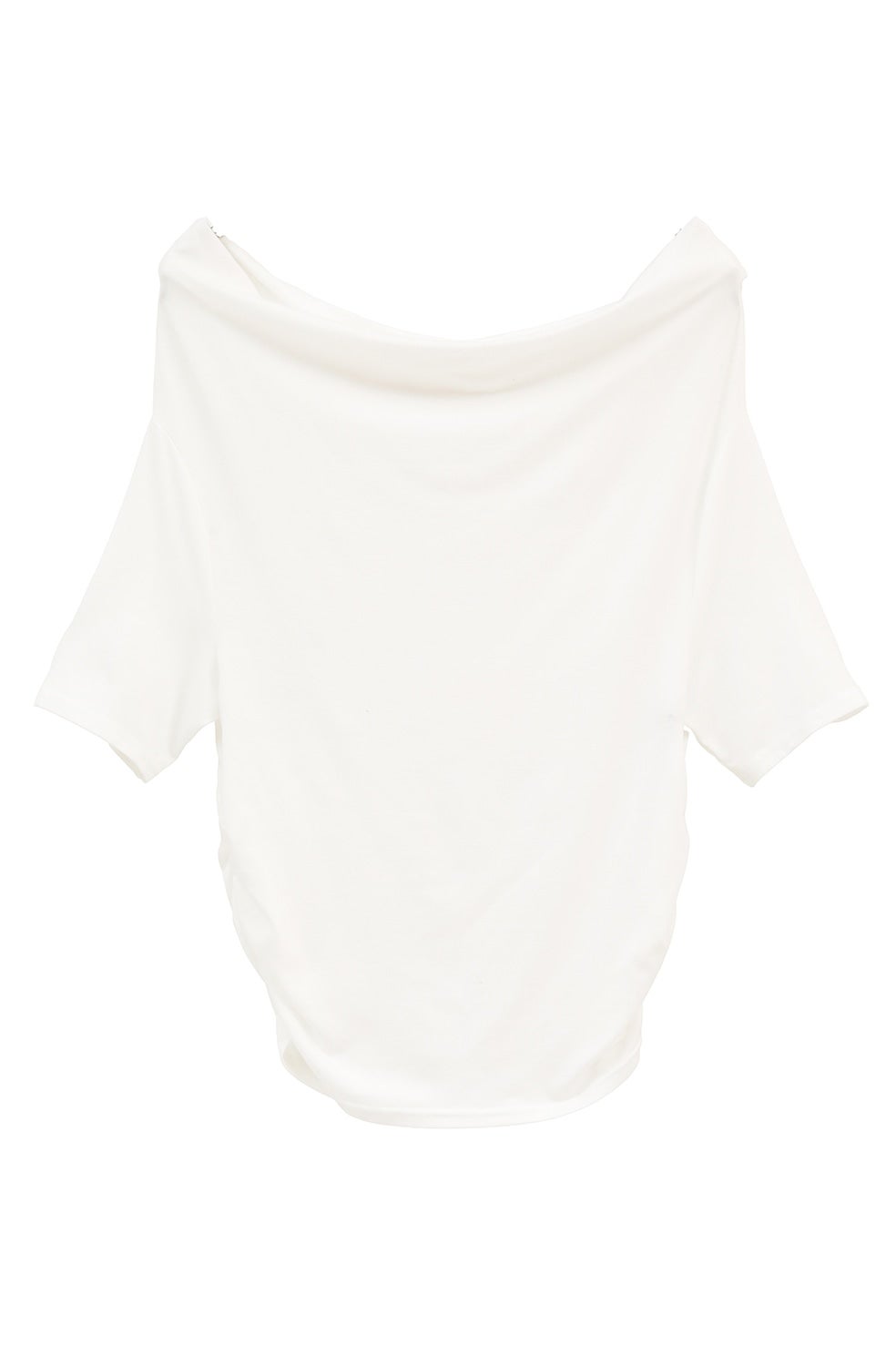 DRAPED OFF SHOULDER H/S TOPS｜TOPS(トップス)｜CLANE OFFICIAL