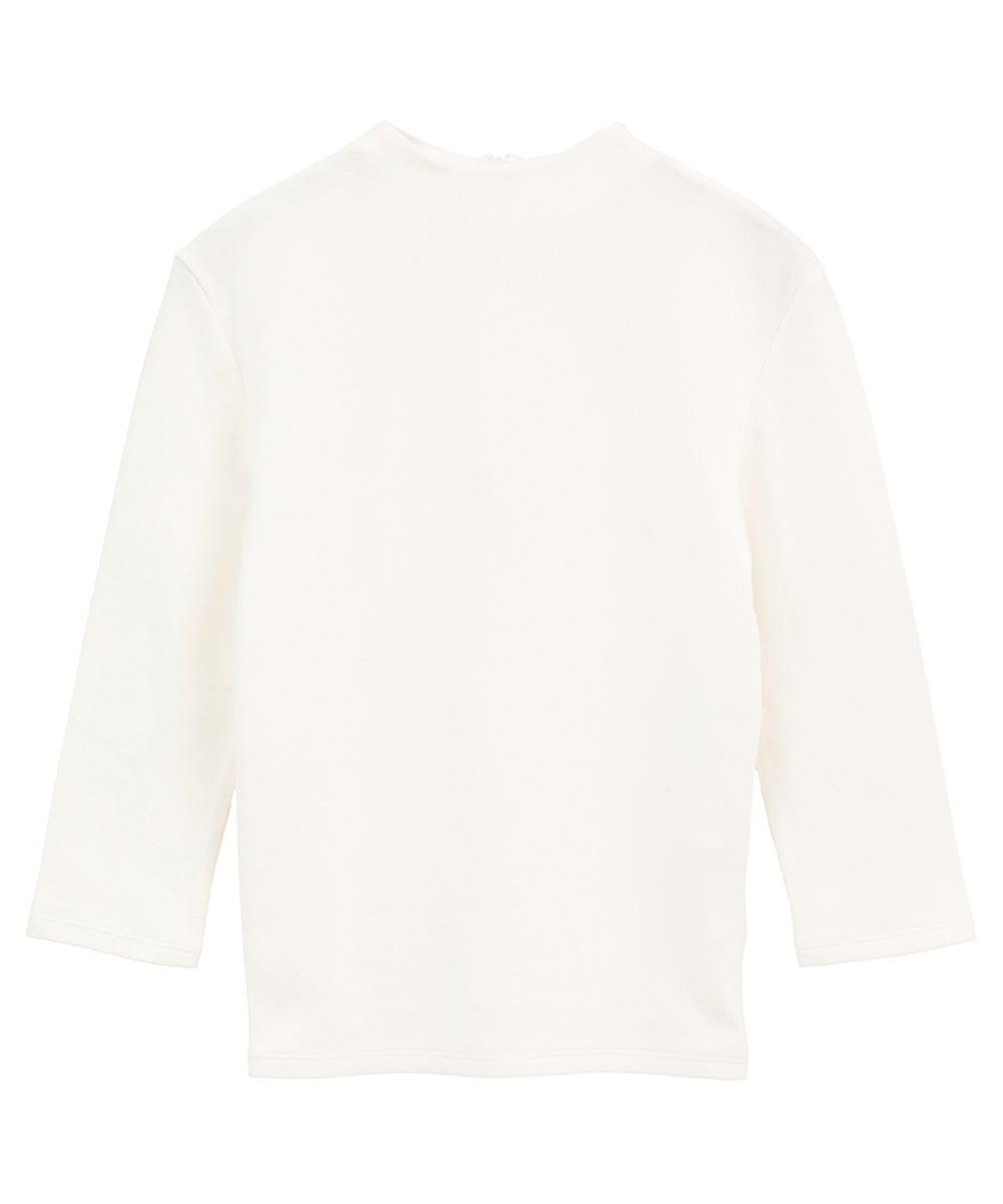 MOCK NECK MID SLEEVE TOPS