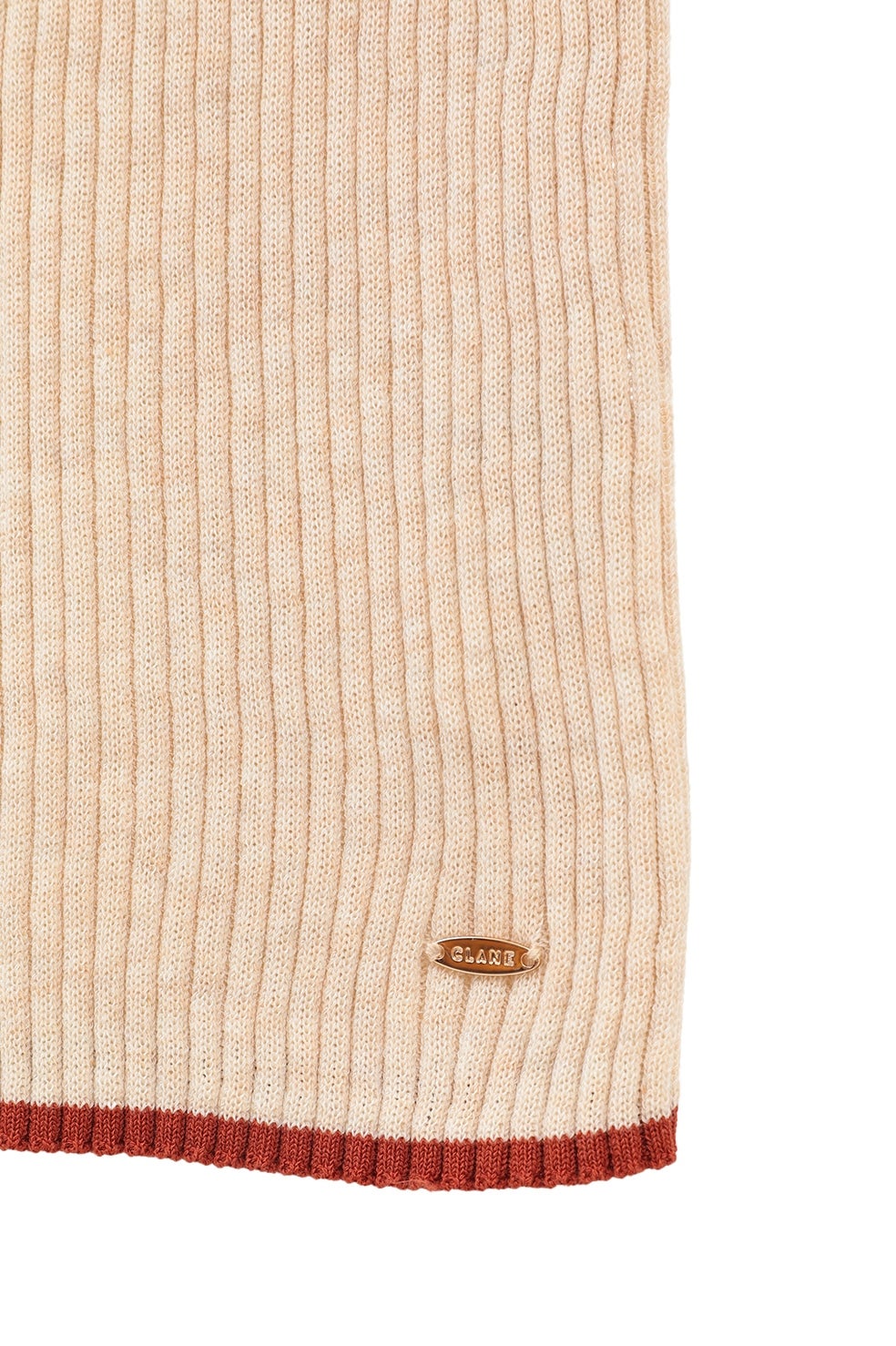 W FACE CONTRAST HEM RIB KNIT TANK TOPS｜TOPS(トップス)｜CLANE