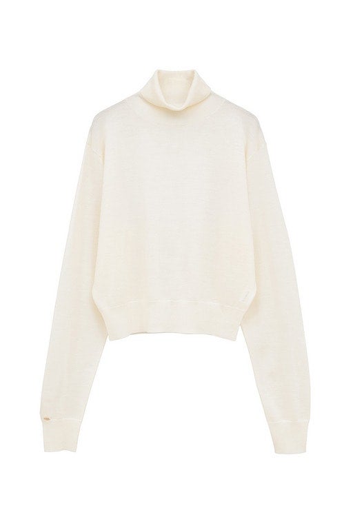 COMPACT HIGH NECK KNIT TOPS