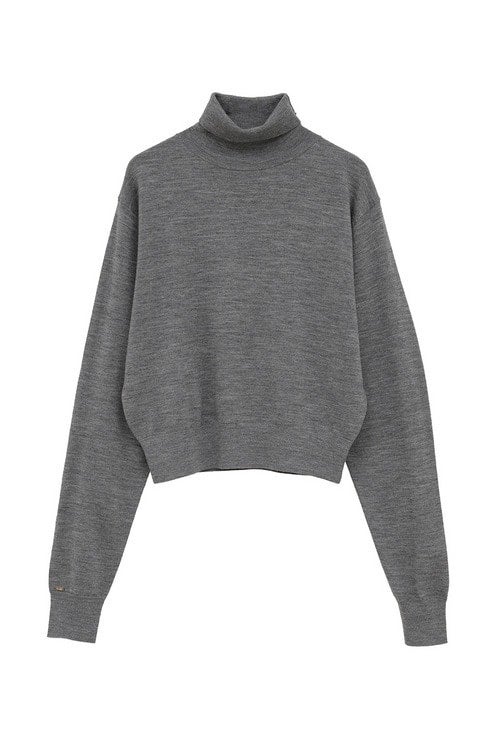 COMPACT HIGH NECK KNIT TOPS