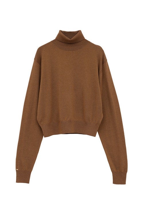 COMPACT HIGH NECK KNIT TOPS