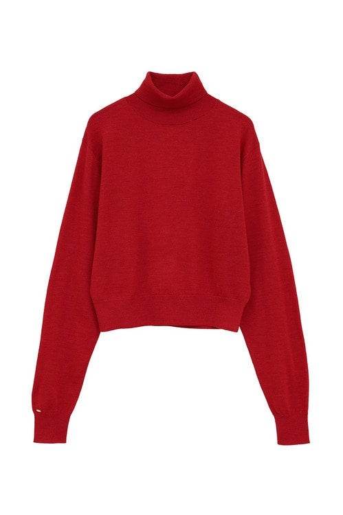 COMPACT HIGH NECK KNIT TOPS