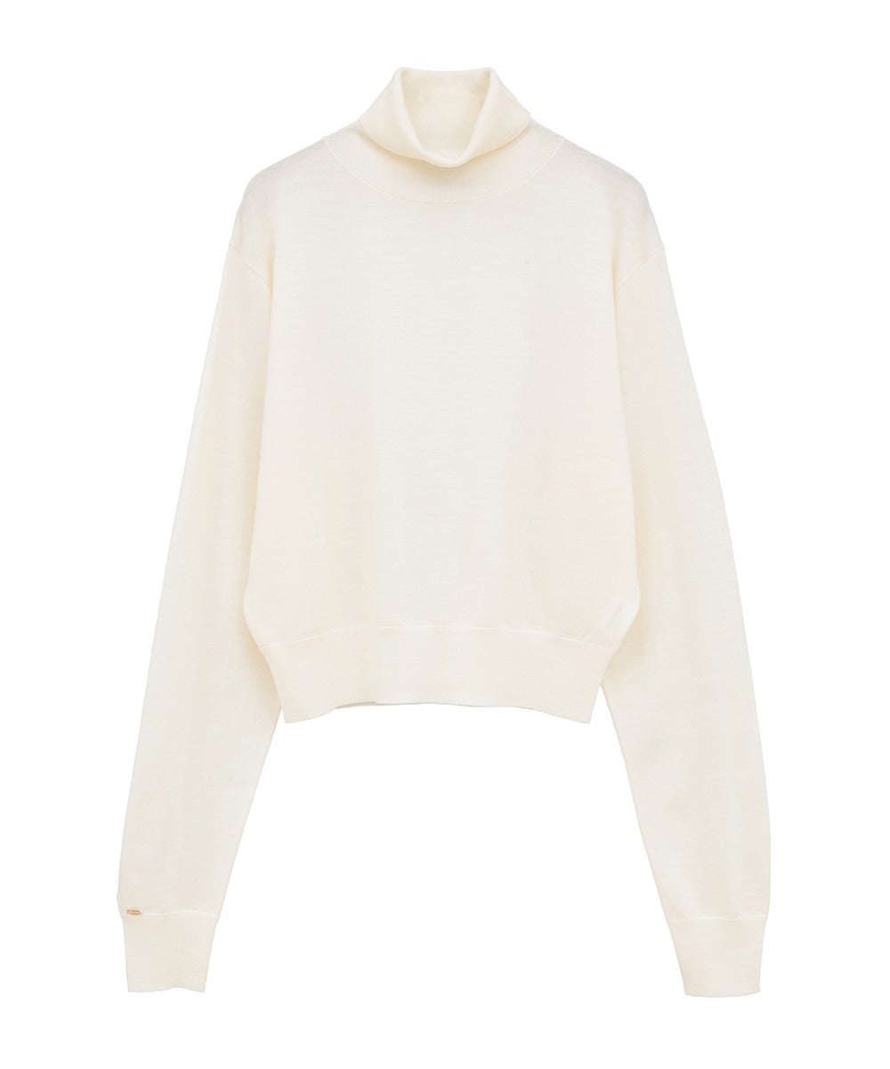COMPACT HIGH NECK KNIT TOPS