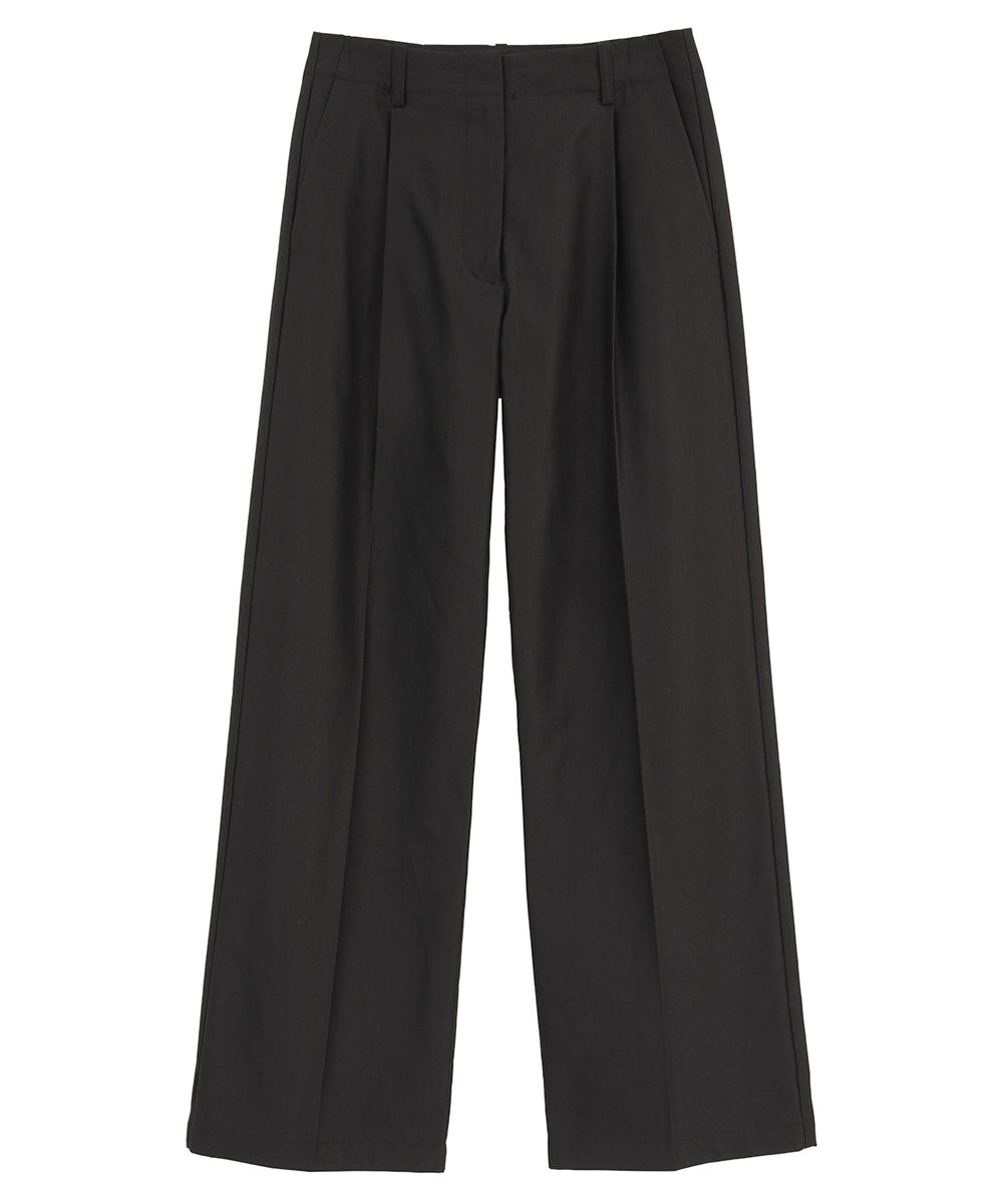 LOW WAIST TUCK STRAIGHT PANTS