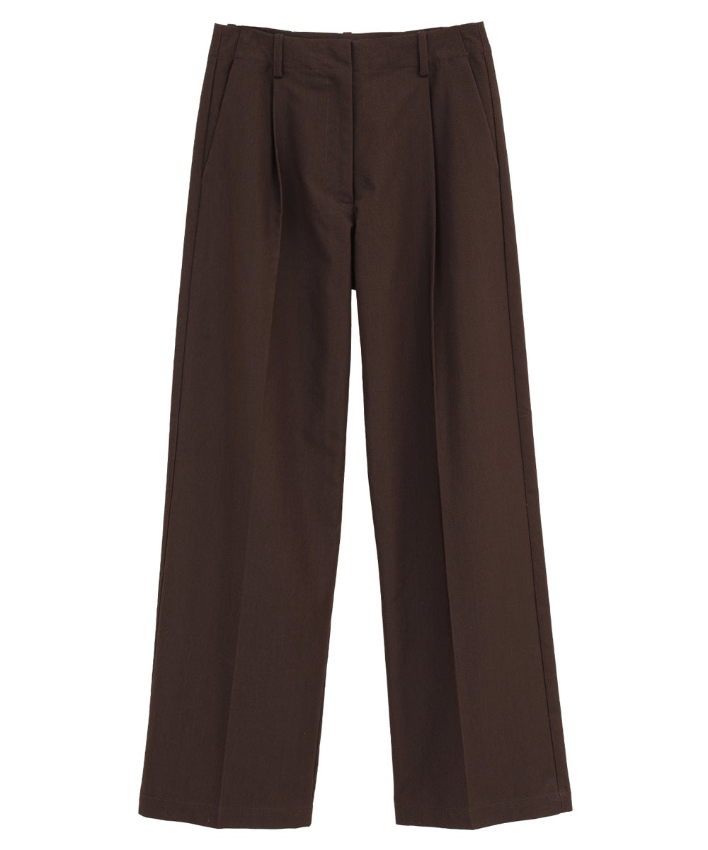 LOW WAIST TUCK STRAIGHT PANTS