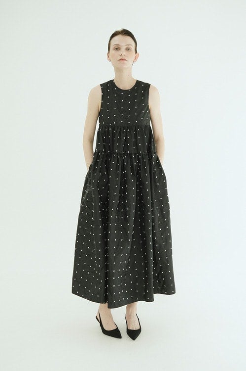 DOT TIERED VOLUME ONEPIECE