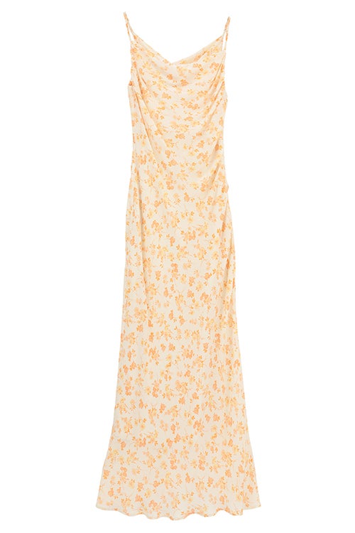 MABEL FLOWER DRAPE CAMI ONEPIECE