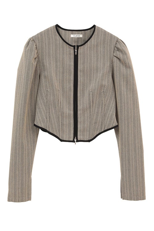 HERRINGBONE CORSET DETAIL TOPS