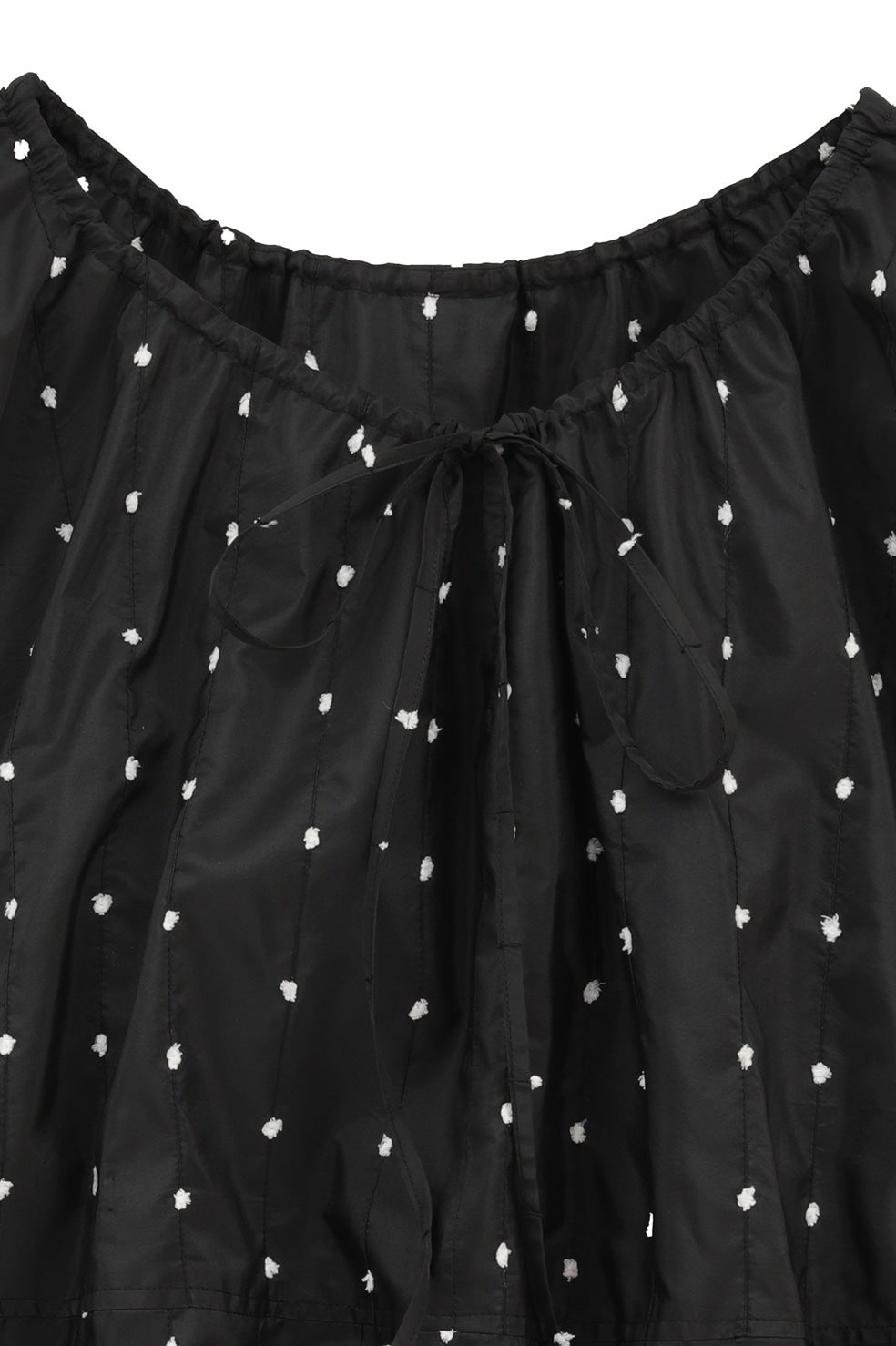 W FACE DOT SLEEVELESS RIBBON TOPS｜TOPS(トップス)｜CLANE OFFICIAL