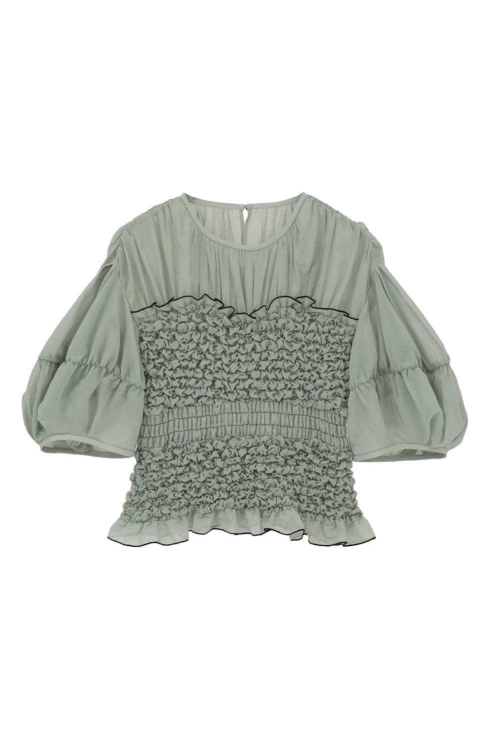 COLOR STITCHED SHIRRING TOPS｜TOPS(トップス)｜CLANE OFFICIAL