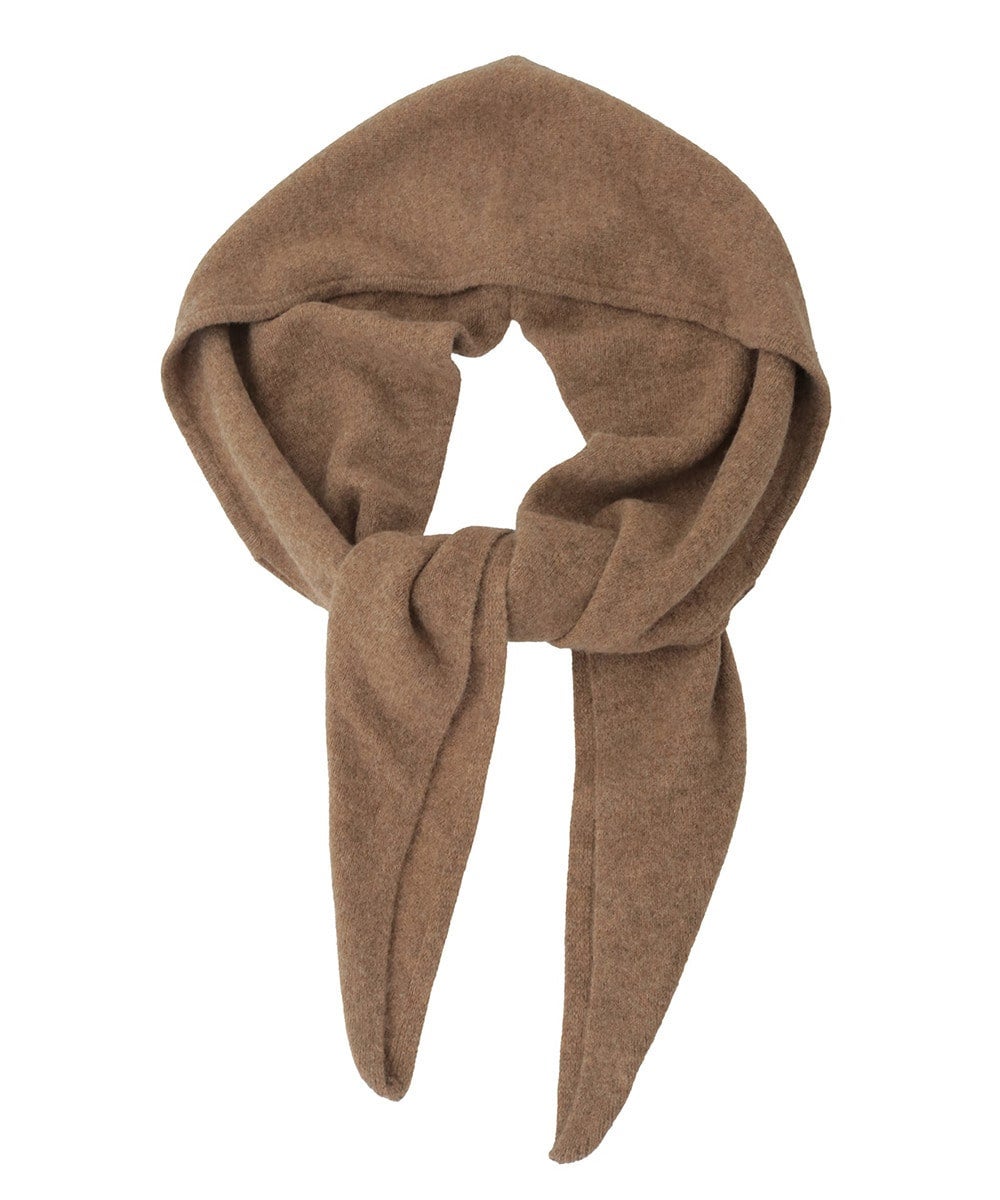 YAK KNIT HOODED MUFFLER