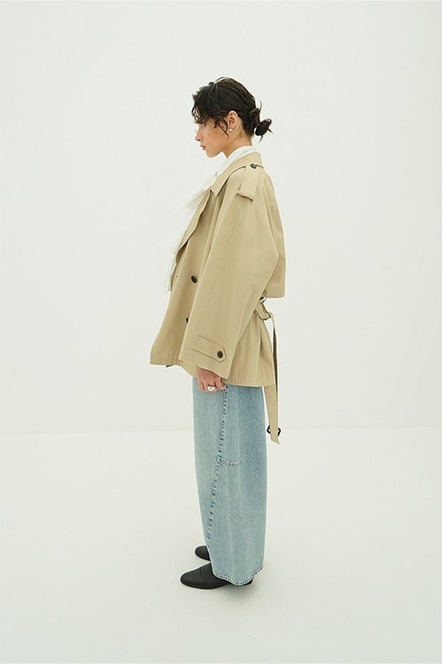 OVER SHORT TRENCH COAT