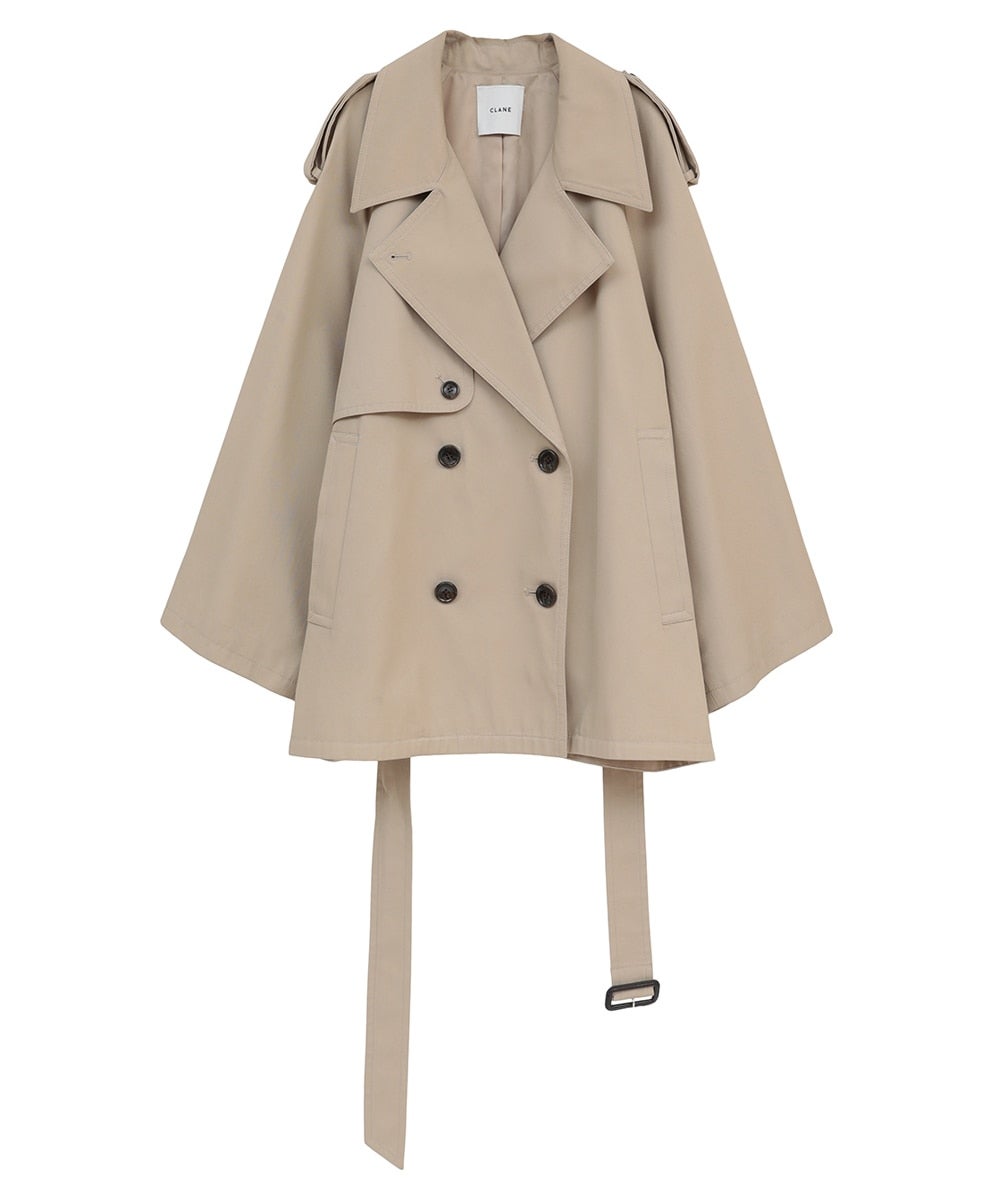 OVER SHORT TRENCH COAT
