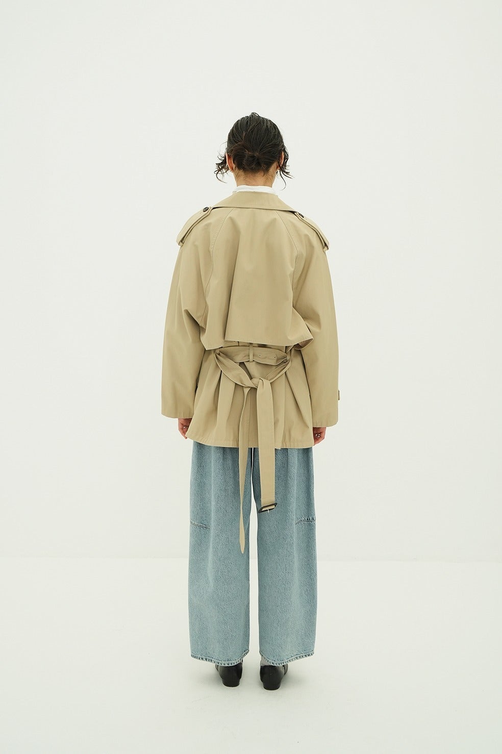 OVER SHORT TRENCH COAT｜OUTER(アウター)｜CLANE OFFICIAL ONLINE STORE