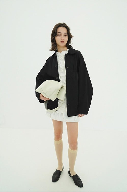 WOOL NYLON SINGLE JACKET