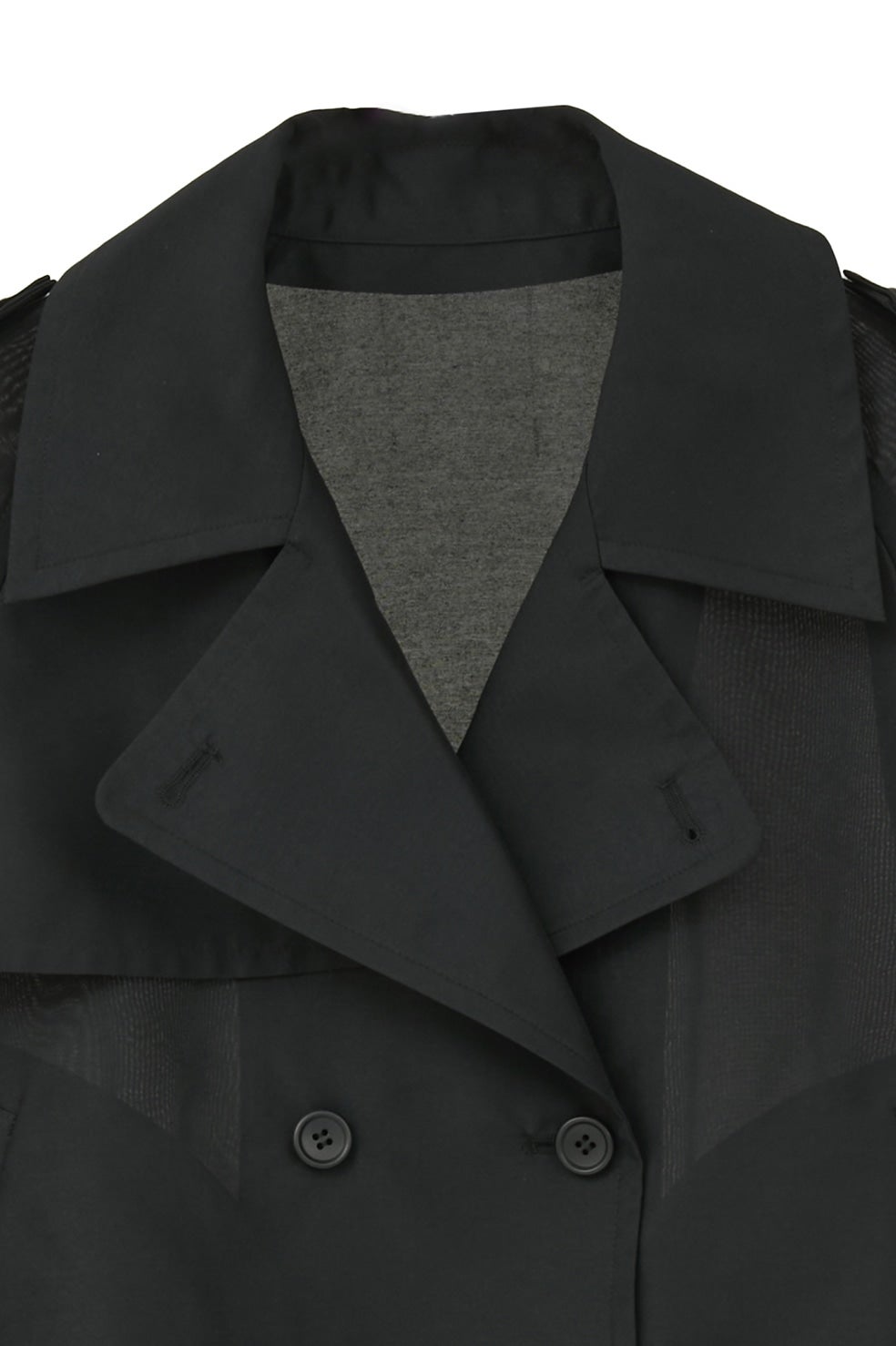 SHEER SHORT TRENCH JACKET｜OUTER(アウター)｜CLANE OFFICIAL ONLINE
