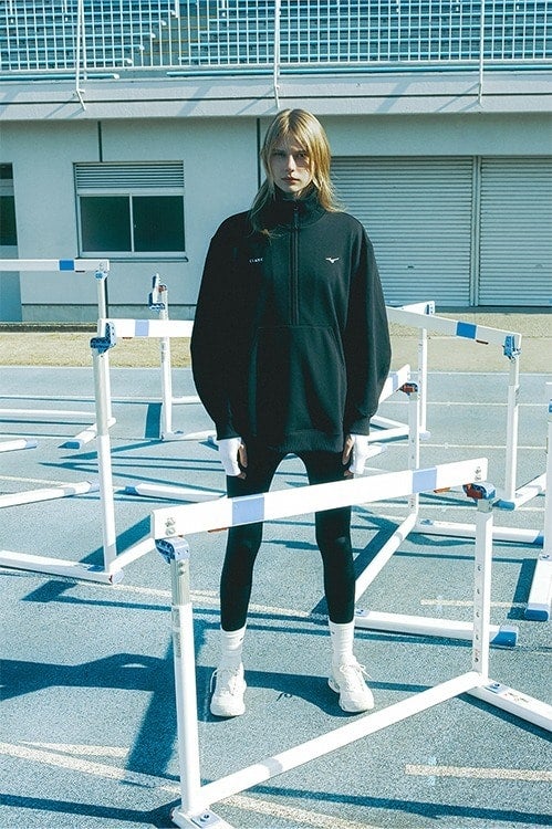 CLANE×MIZUNO POLYSPAN HALF ZIP SWEATSHIRT