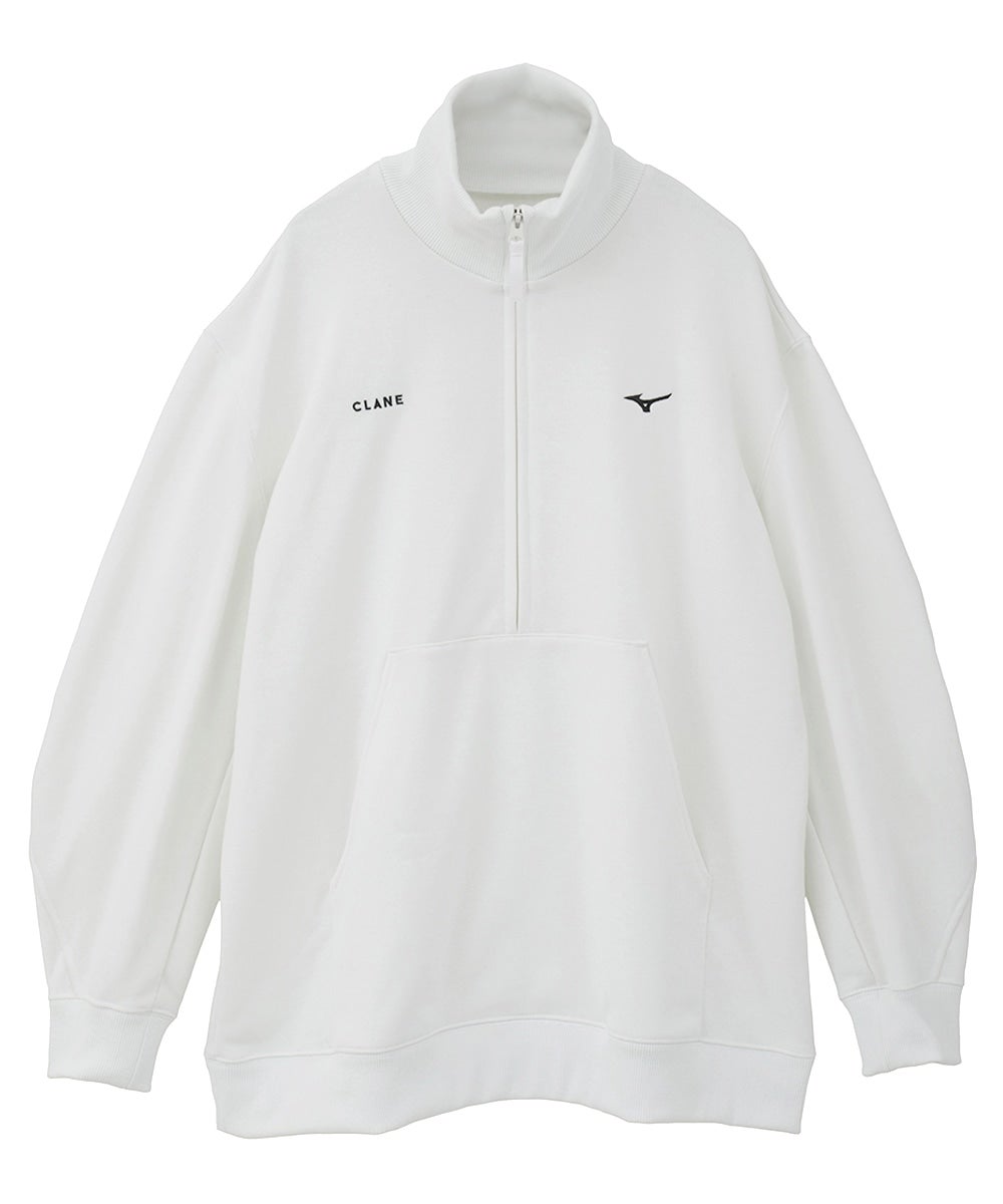 CLANE&times;MIZUNO POLYSPAN HALF ZIP SWEATSHIRT