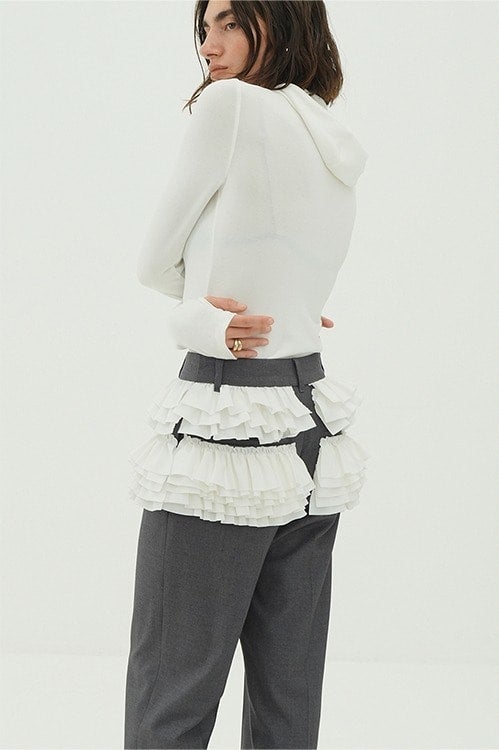 SOFT HOODED HIGH NECK TOPS