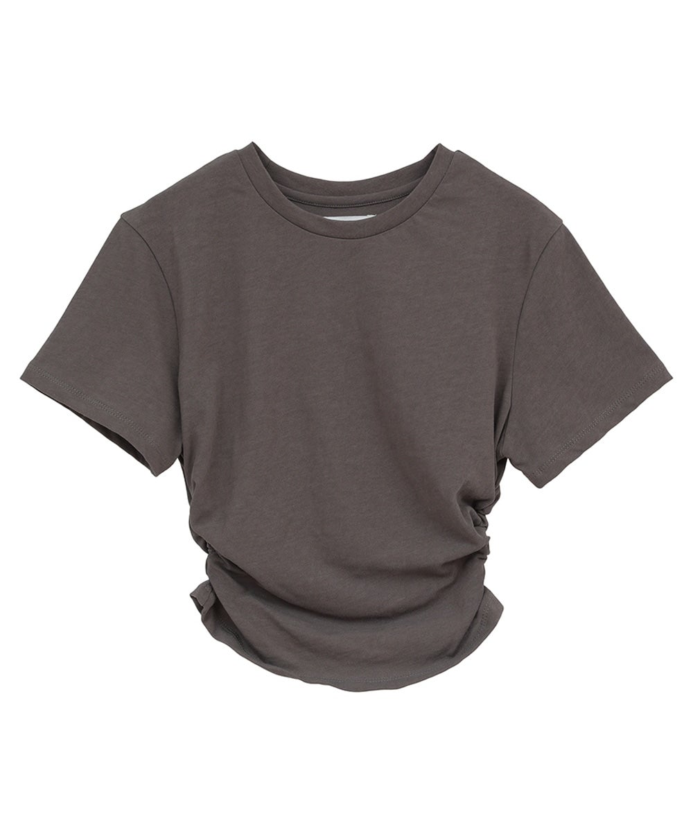 SHIRRED HEM COMPACT TOPS