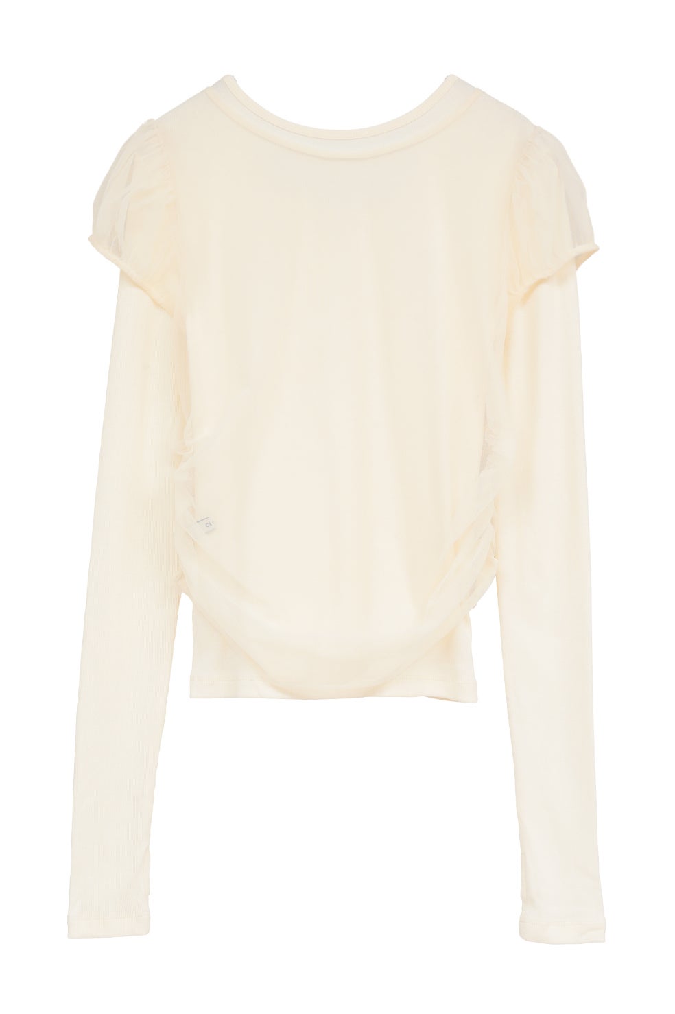 LAYERED TULLE RIBBON CUT TOPS｜TOPS(トップス)｜CLANE OFFICIAL