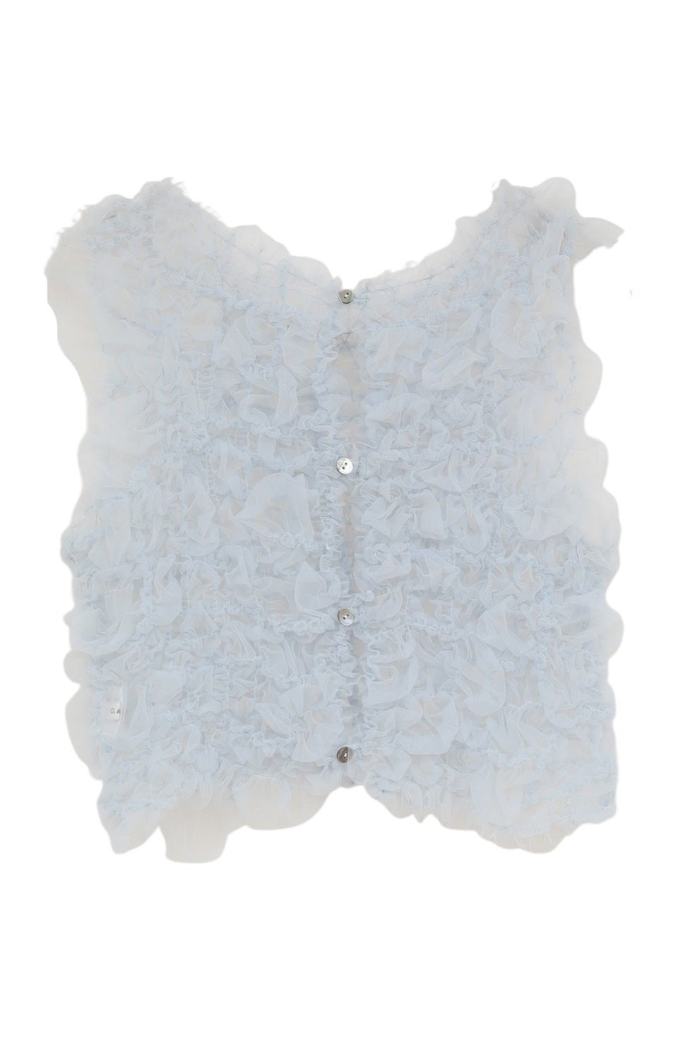 TULLE VEST LAYERED TOPS｜TOPS(トップス)｜CLANE OFFICIAL ONLINE STORE