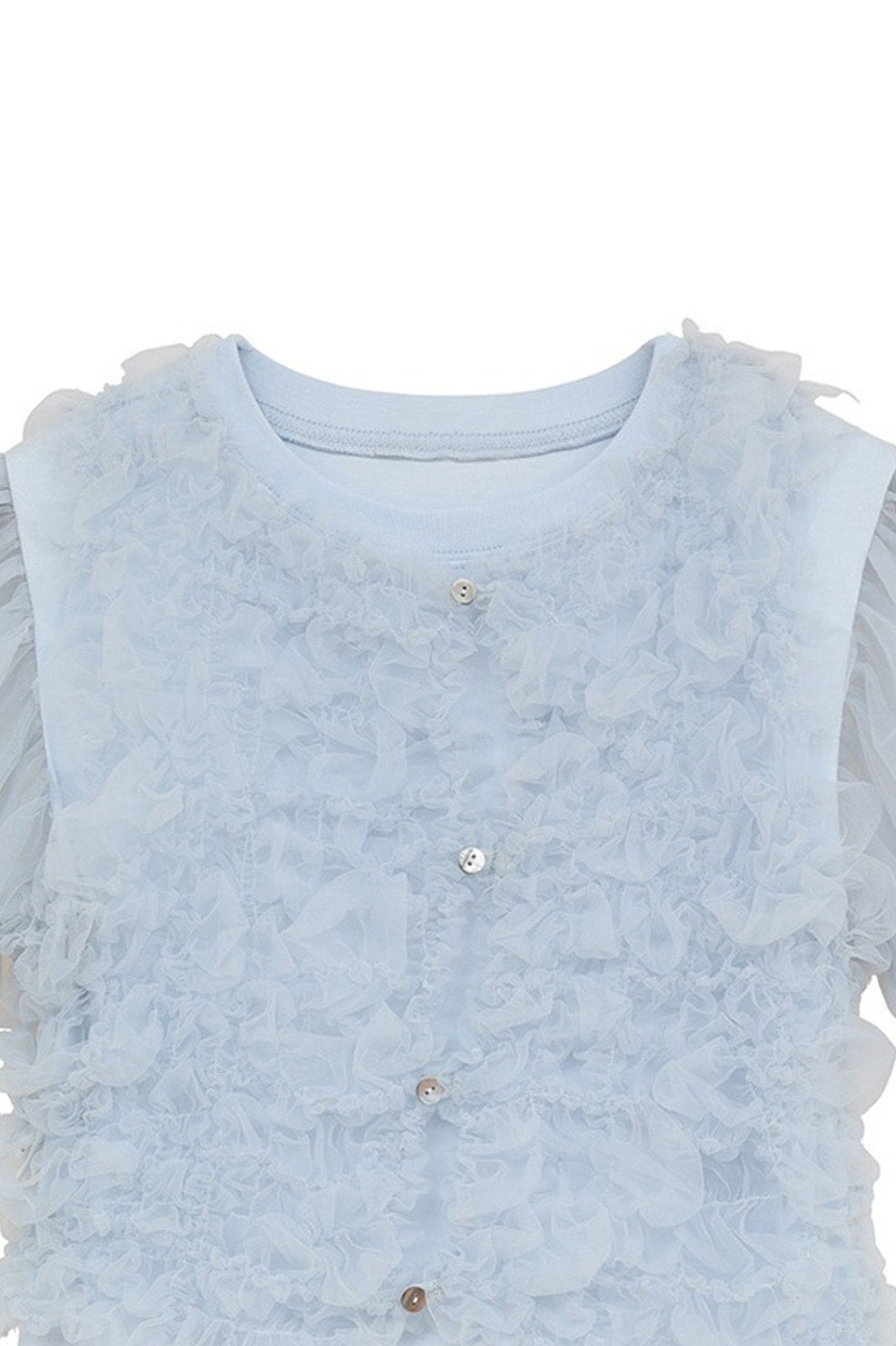 TULLE VEST LAYERED TOPS｜TOPS(トップス)｜CLANE OFFICIAL ONLINE STORE