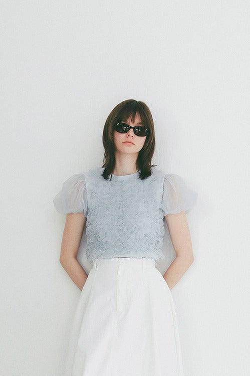 TULLE VEST LAYERED TOPS