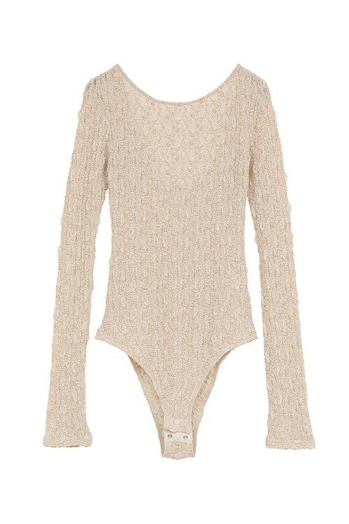 BACK OPEN LACE BODYSUIT