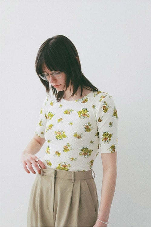 BACK OPEN FLOWER TOPS