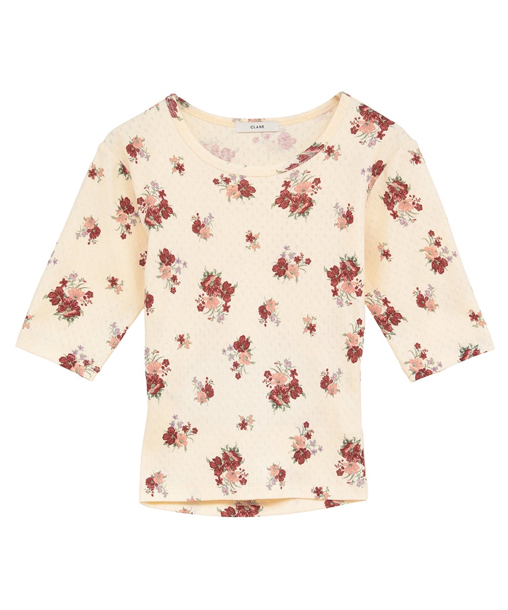 BACK OPEN FLOWER TOPS｜TOPS(トップス)｜CLANE OFFICIAL ONLINE STORE