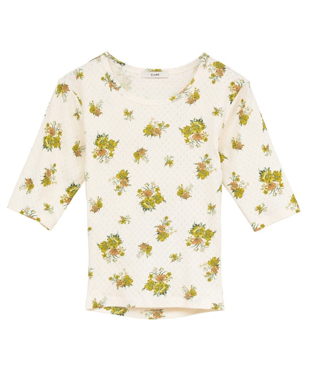 BACK OPEN FLOWER TOPS｜TOPS(トップス)｜CLANE OFFICIAL ONLINE STORE