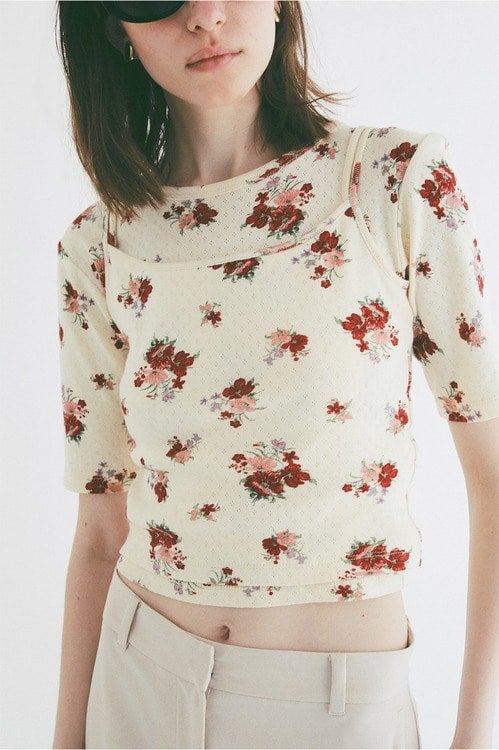 MANY WAY FLOWER CAMI TOPS
