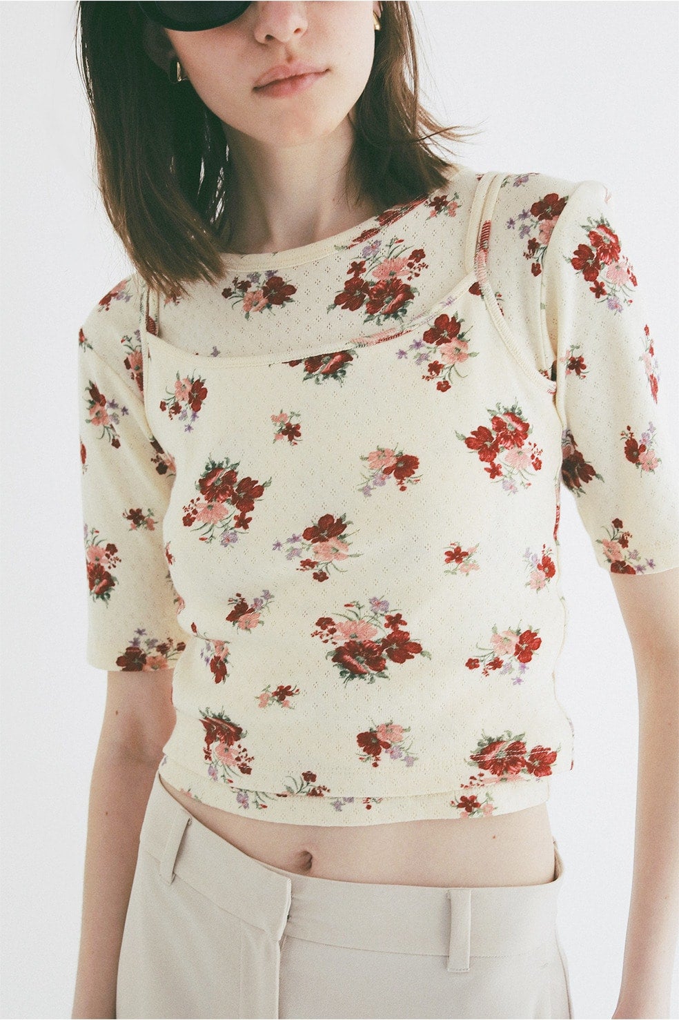 MANY WAY FLOWER CAMI TOPS｜TOPS(トップス)｜CLANE OFFICIAL ONLINE STORE