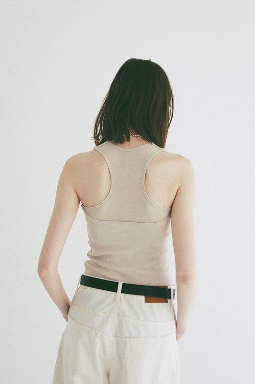 BACK SHEER TANK TOPS