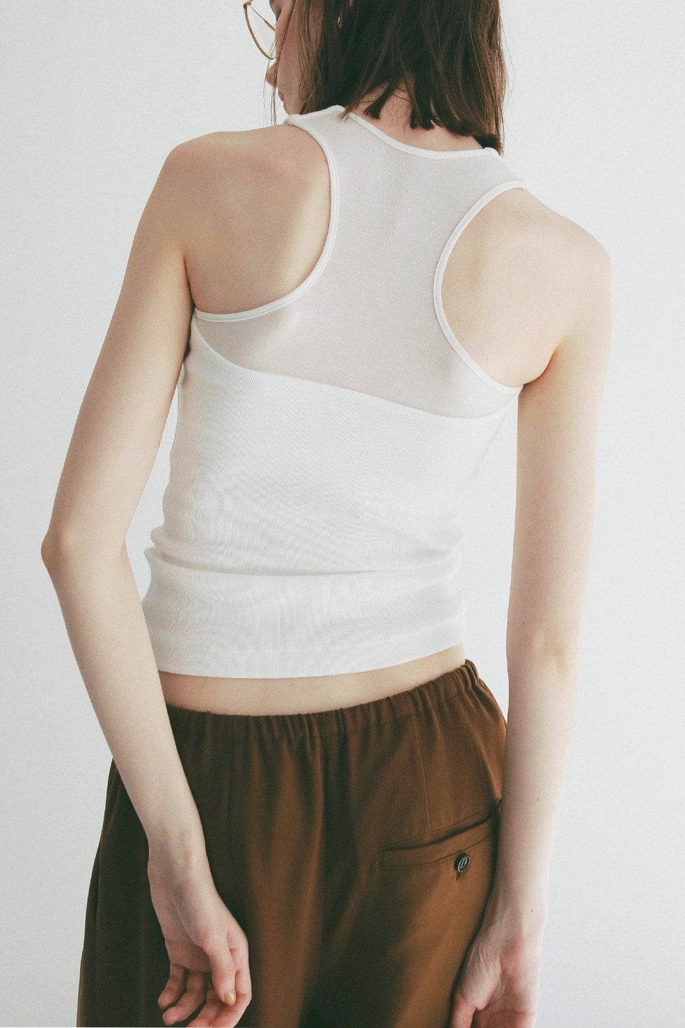 BACK SHEER TANK TOPS｜TOPS(トップス)｜CLANE OFFICIAL ONLINE STORE