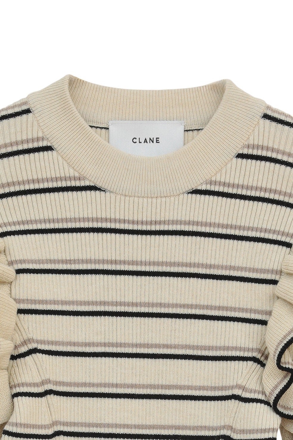 FRILL SLEEVE KNIT TOPS｜TOPS(トップス)｜CLANE OFFICIAL ONLINE STORE