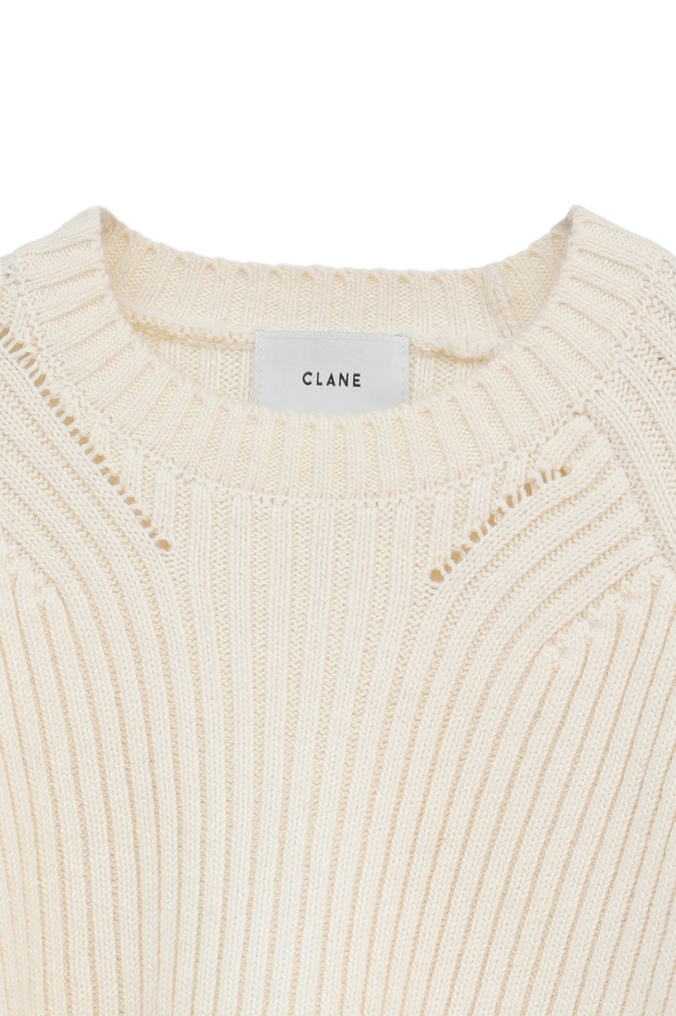 ASYMMETRY WIDE SHORT KNIT TOPS｜TOPS(トップス)｜CLANE OFFICIAL