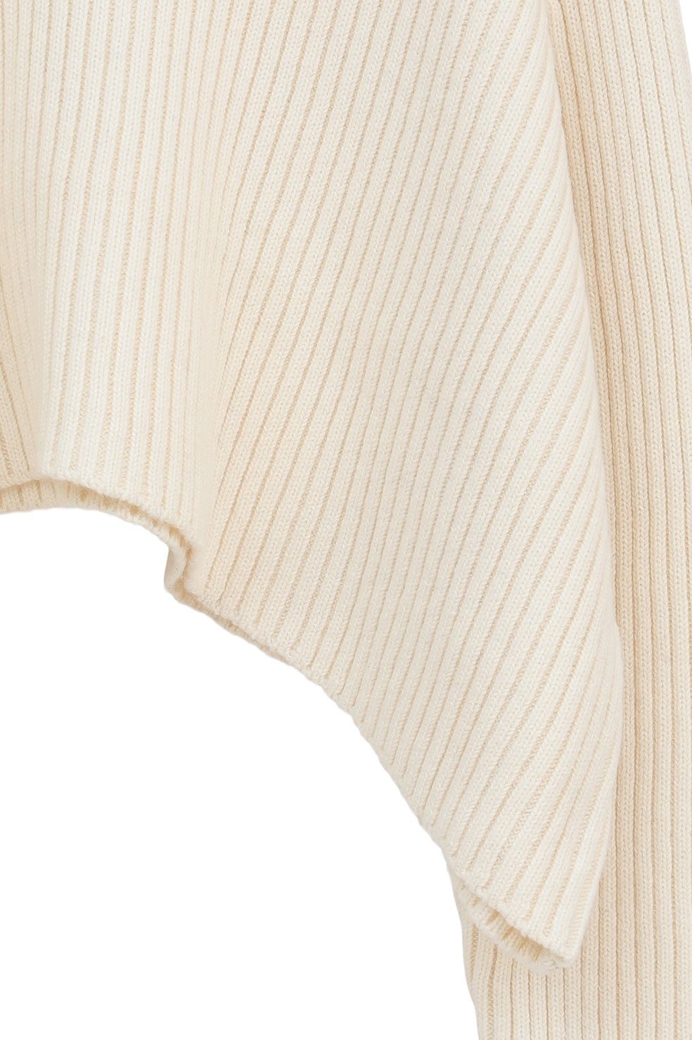 ASYMMETRY WIDE SHORT KNIT TOPS｜TOPS(トップス)｜CLANE OFFICIAL