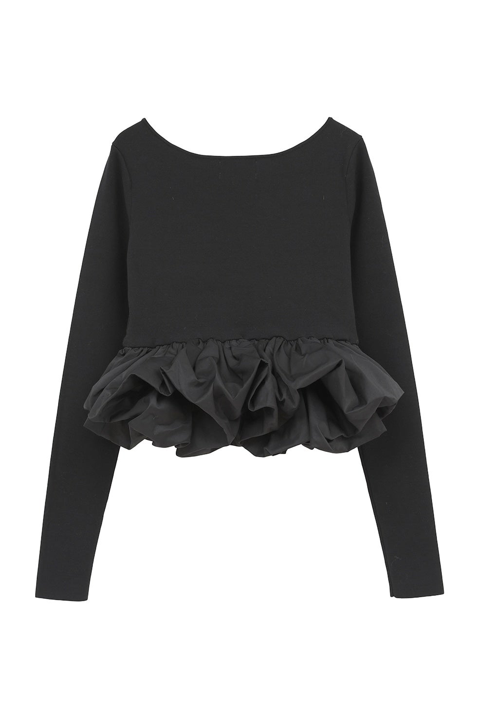 W BALLOON SHORT KNIT TOPS｜TOPS(トップス)｜CLANE OFFICIAL ONLINE STORE