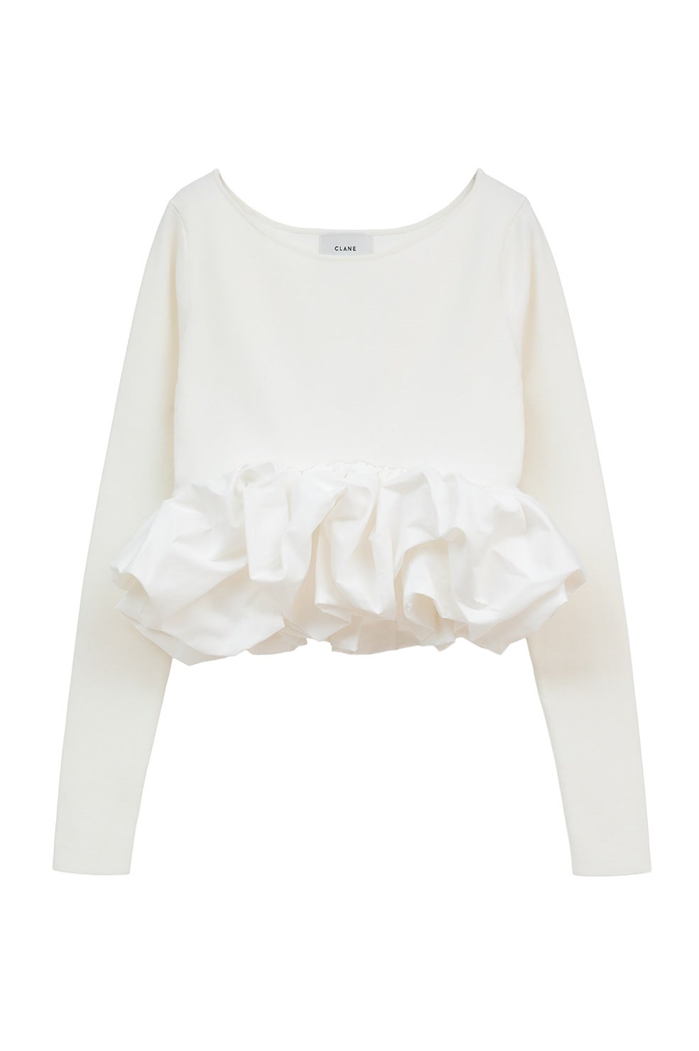 W BALLOON SHORT KNIT TOPS｜TOPS(トップス)｜CLANE OFFICIAL ONLINE STORE