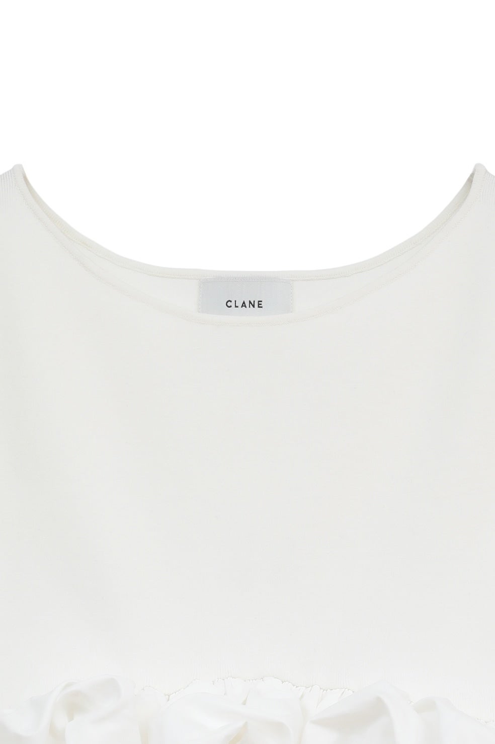 W BALLOON SHORT KNIT TOPS｜TOPS(トップス)｜CLANE OFFICIAL ONLINE STORE