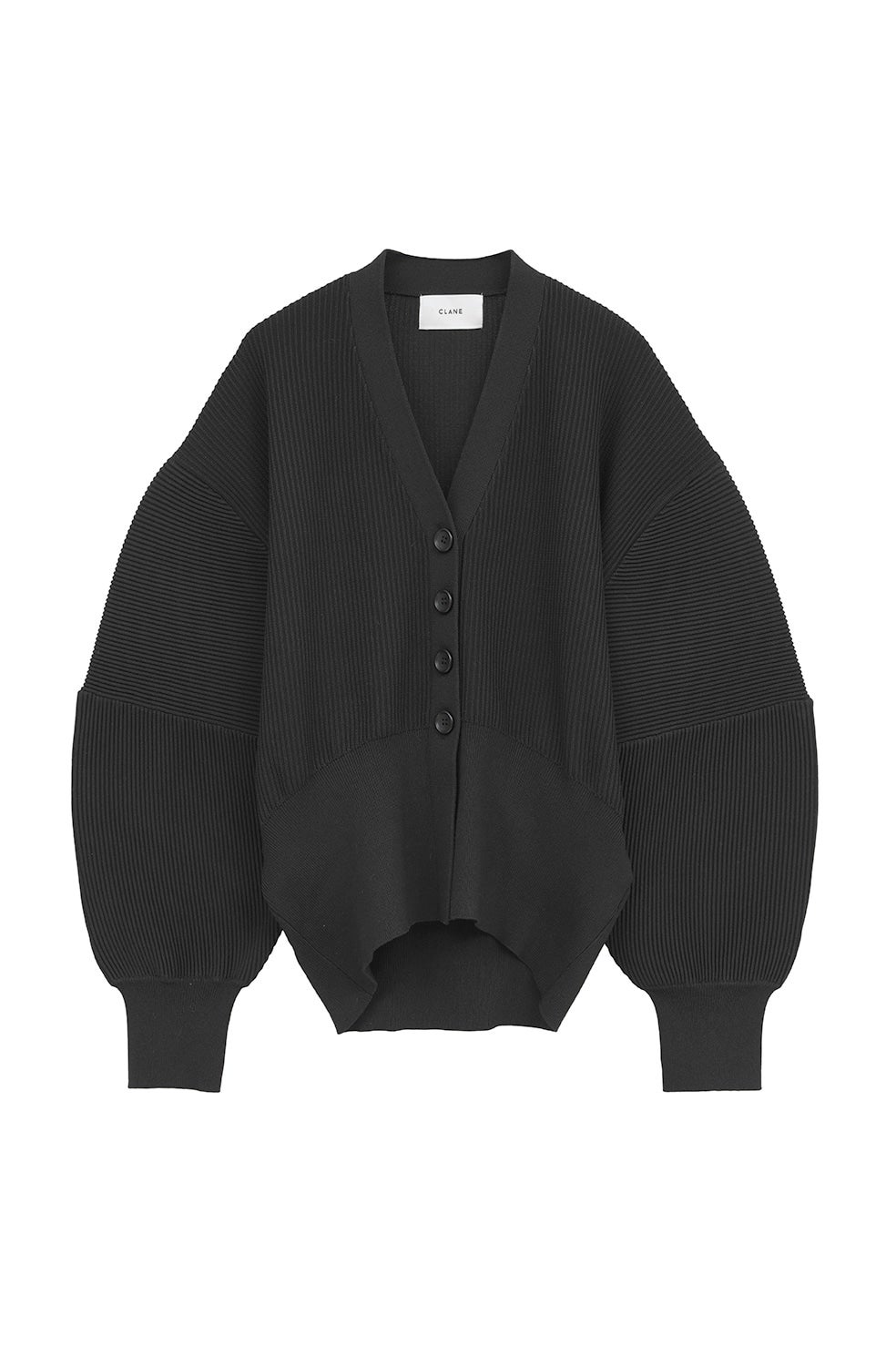 CURVED SLEEVE KNIT CARDIGAN｜TOPS(トップス)｜CLANE OFFICIAL ONLINE