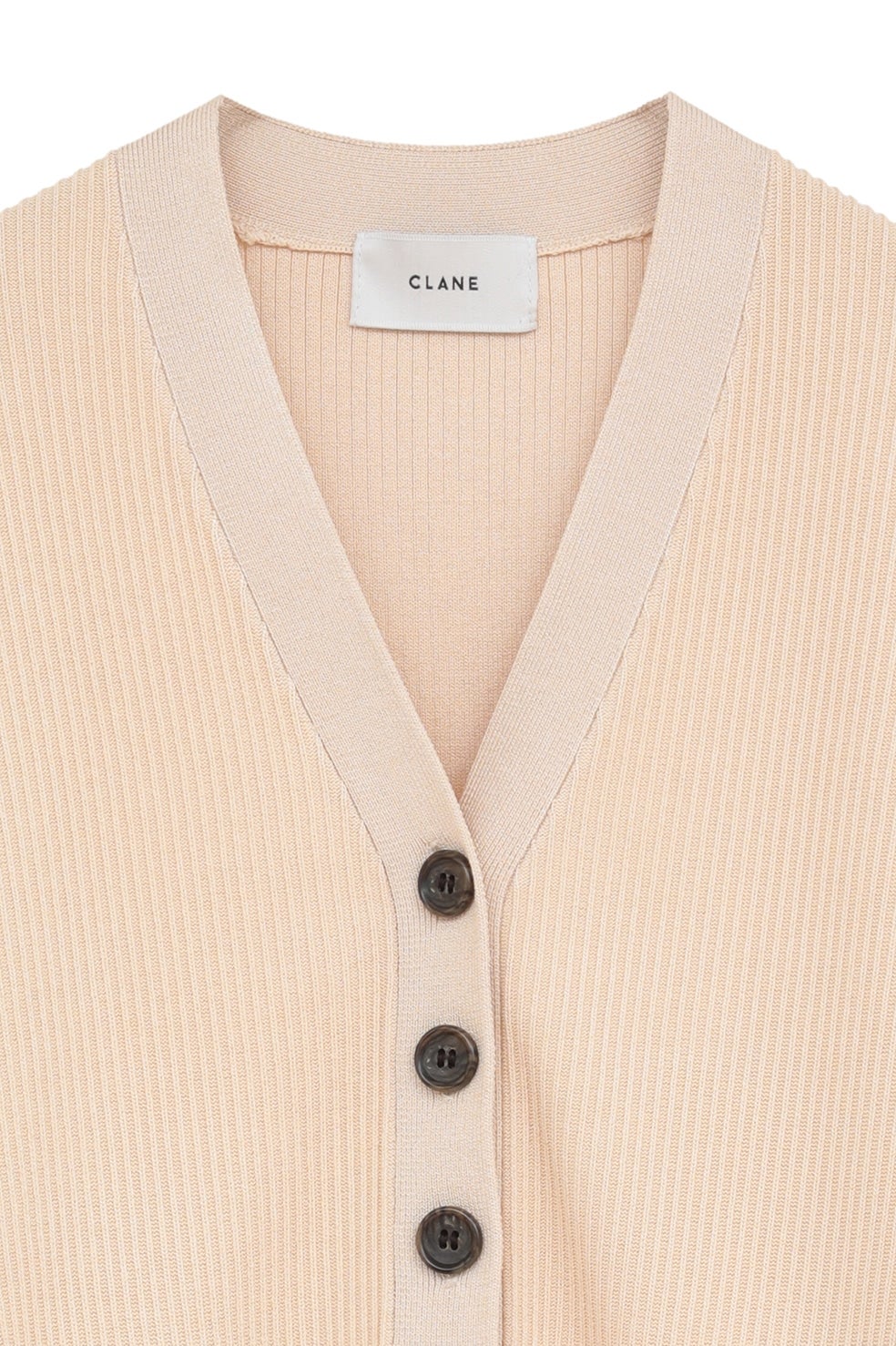 CURVED SLEEVE KNIT CARDIGAN｜TOPS(トップス)｜CLANE OFFICIAL ONLINE